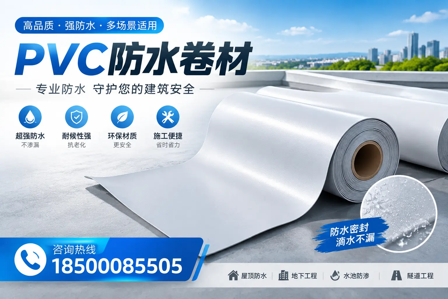 PVC防水卷材的市场竞争分析,漯河品牌选择参考